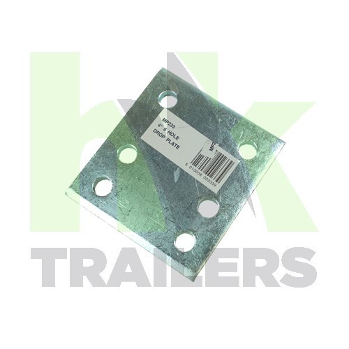 Drop plate hole tow - plate,, 6