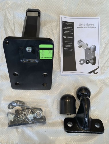 Adjustable height tow - tow, hitch